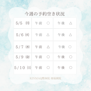 今週の予約状況 (3)